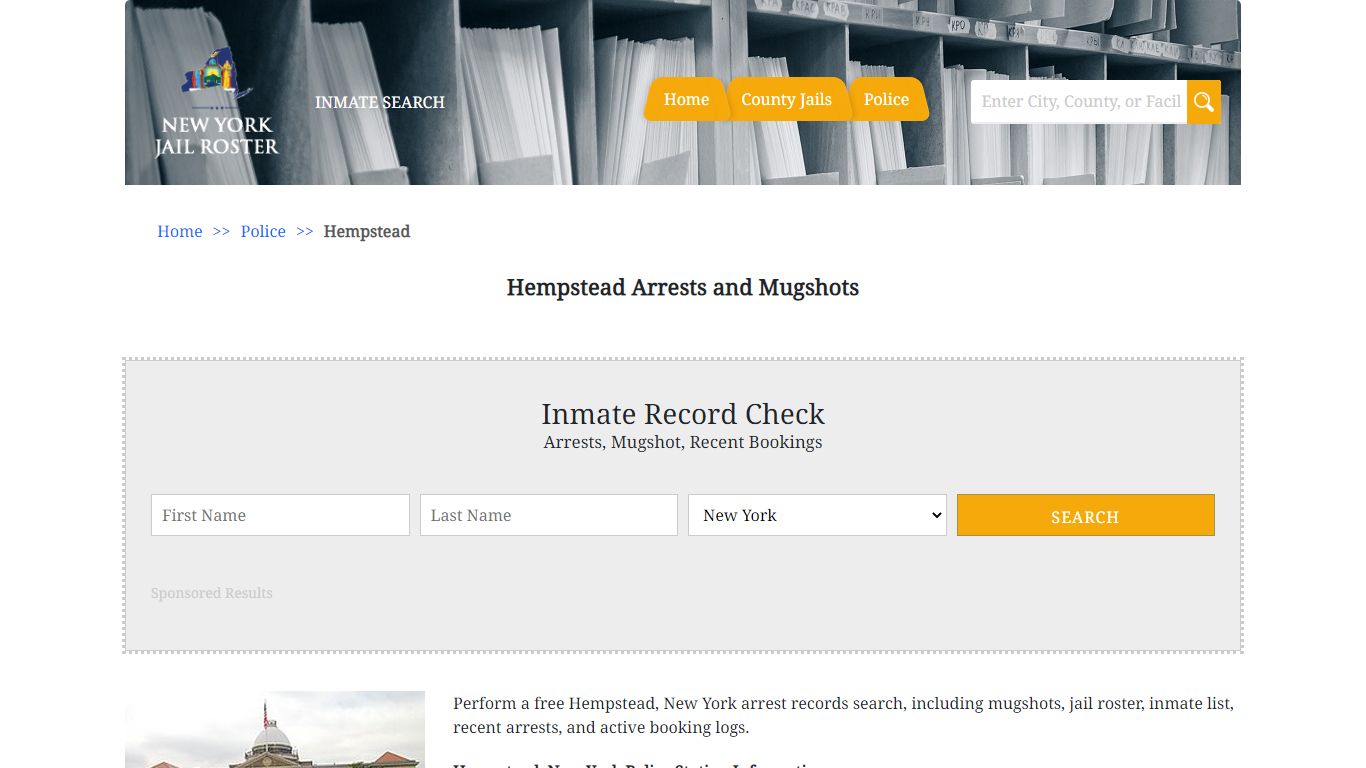 Hempstead Arrests and Mugshots | Jail Roster Search
